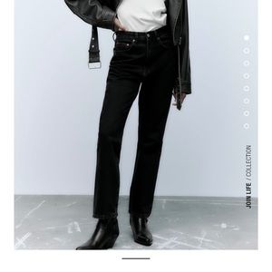 Zara TRF Straight Leg Jeans